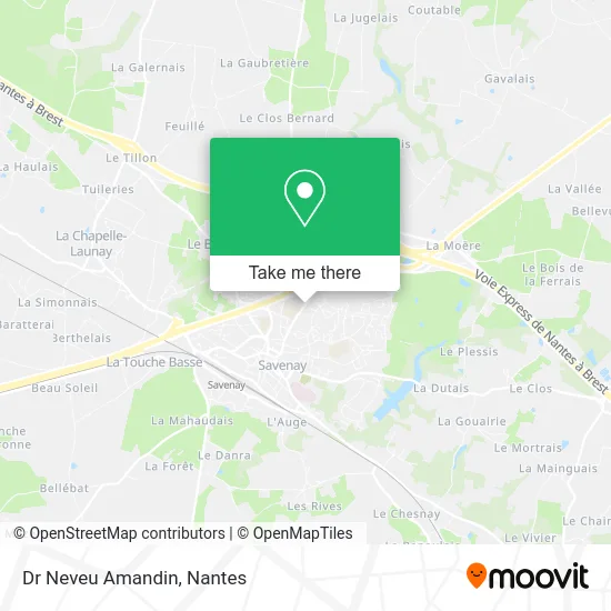 Mapa Dr Neveu Amandin