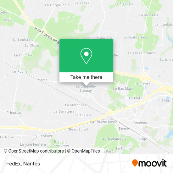 FedEx map