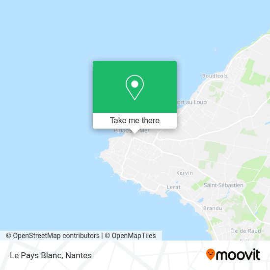 Le Pays Blanc map