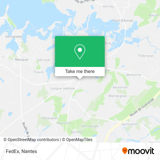 FedEx map