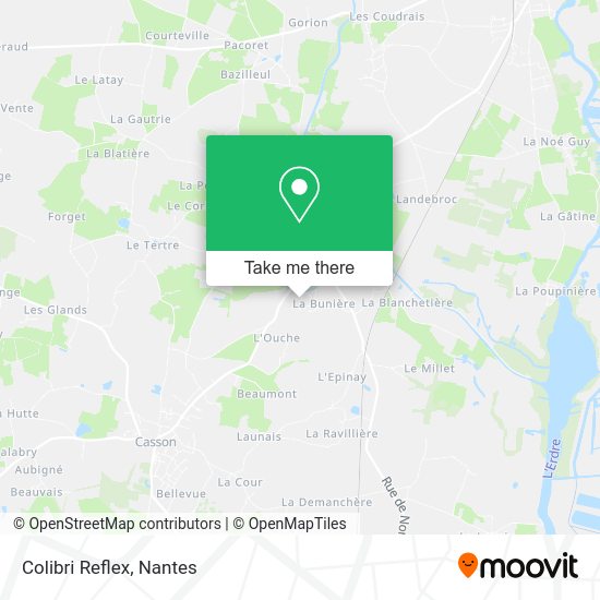 Colibri Reflex map