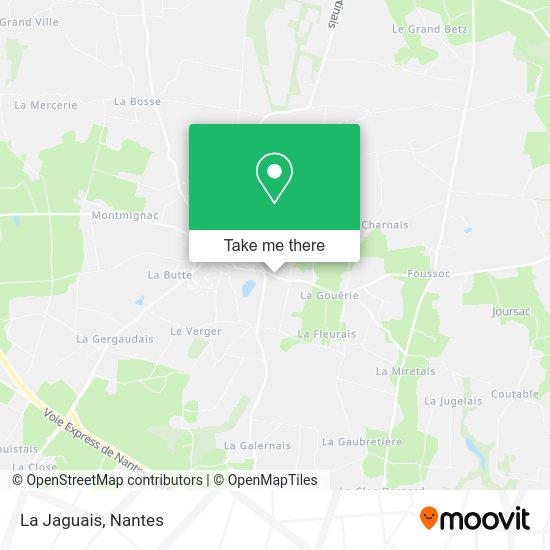La Jaguais map