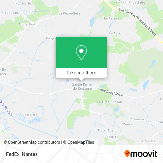 FedEx map