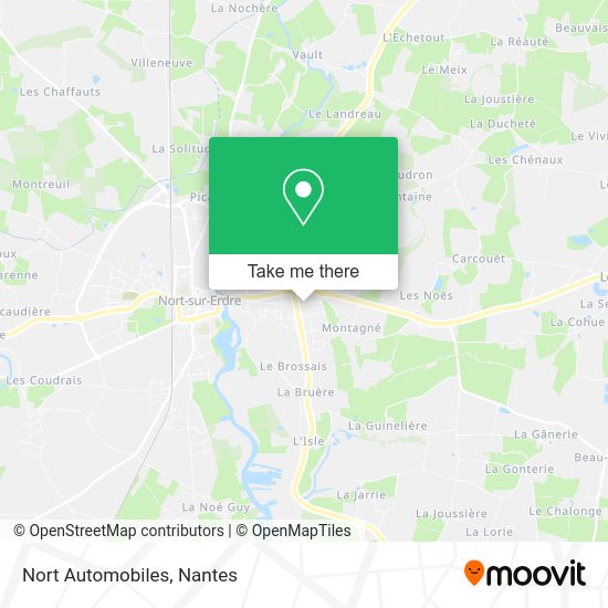 Nort Automobiles map