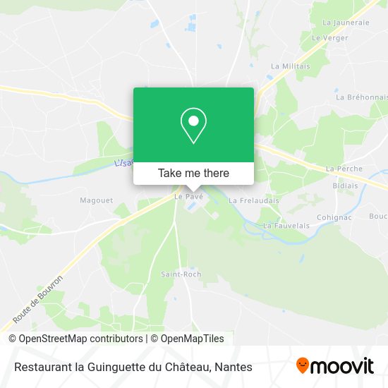Restaurant la Guinguette du Château map