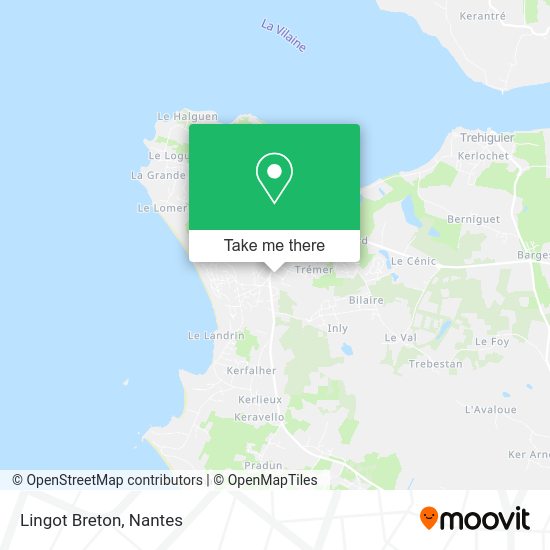 Lingot Breton map