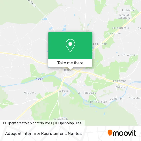 Mapa Adéquat Intérim & Recrutement