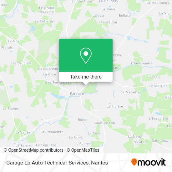 Garage Lp Auto-Technicar Services map