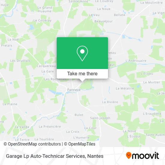 Garage Lp Auto-Technicar Services map
