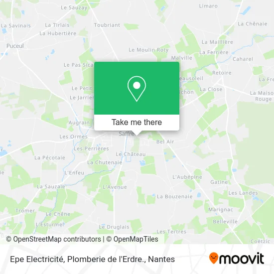 Epe Electricité, Plomberie de l'Erdre. map