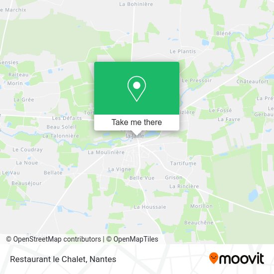 Restaurant le Chalet map