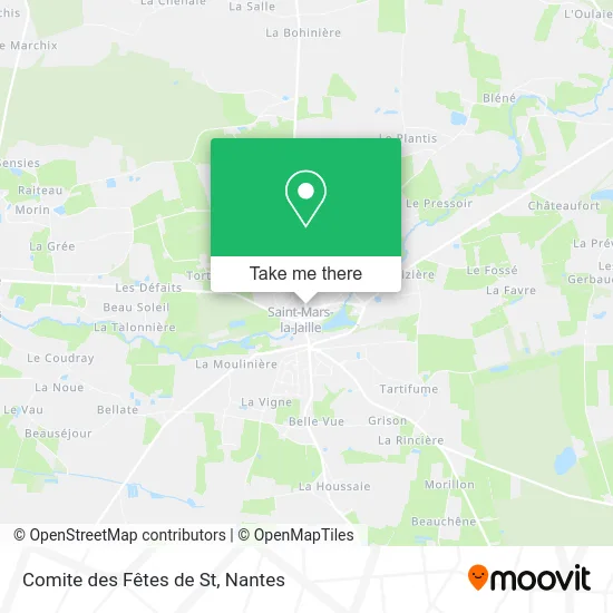 Comite des Fêtes de St map