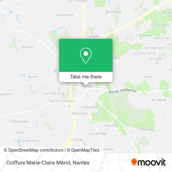 Coiffure Marie-Claire Mérot map