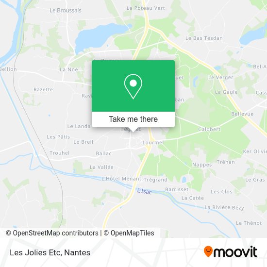 Les Jolies Etc map