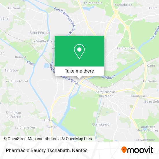 Pharmacie Baudry Tschabath map