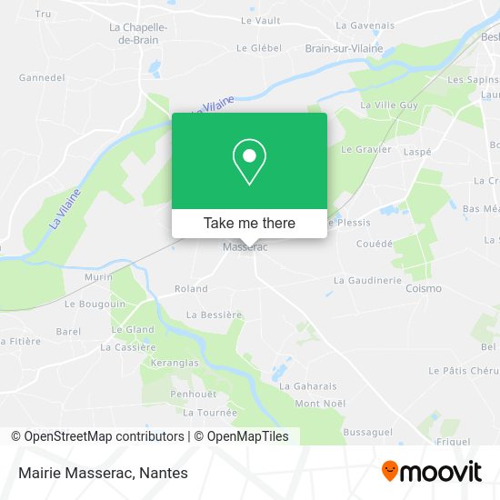 Mairie Masserac map