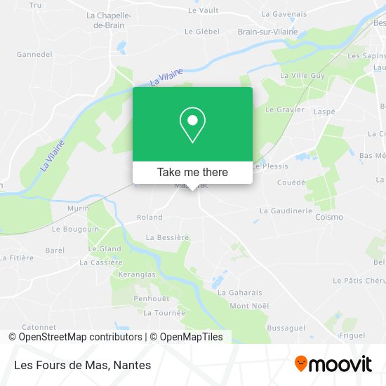 Les Fours de Mas map