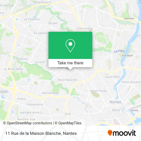 How To Get To 11 Rue De La Maison Blanche In Nantes By Bus Or Light Rail