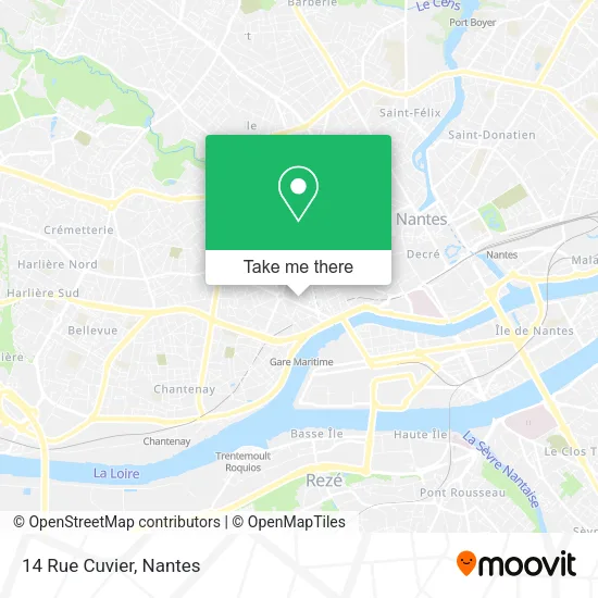 Mapa 14 Rue Cuvier