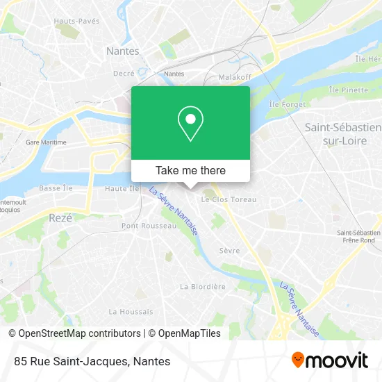 Mapa 85 Rue Saint-Jacques