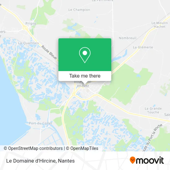 Le Domaine d'Hircine map