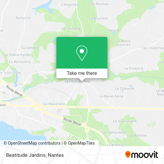 Mapa Beatitude Jardins