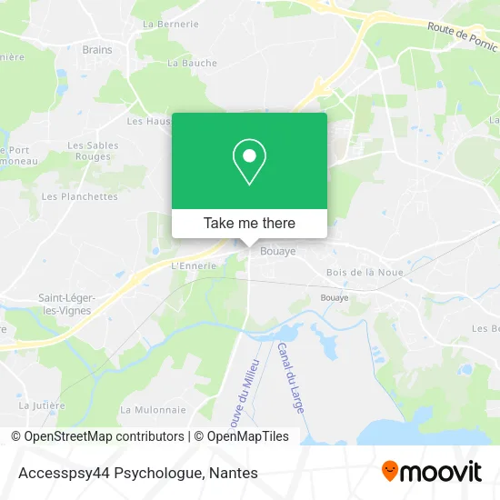 Mapa Accesspsy44 Psychologue