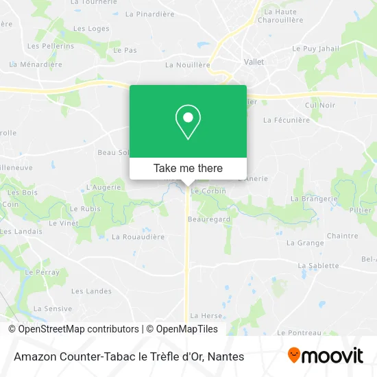 Amazon Counter-Tabac le Trèfle d'Or map