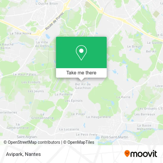 Avipark map