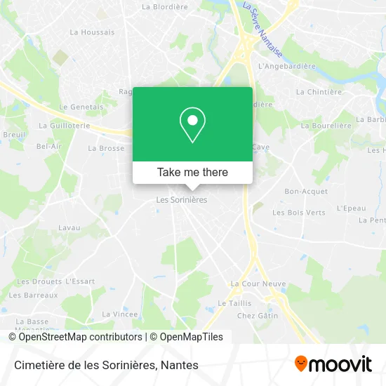 Cimetière de les Sorinières map