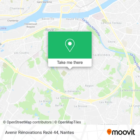 Avenir Rénovations Rezé 44 map