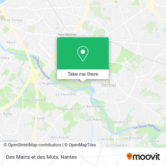 Des Mains et des Mots map