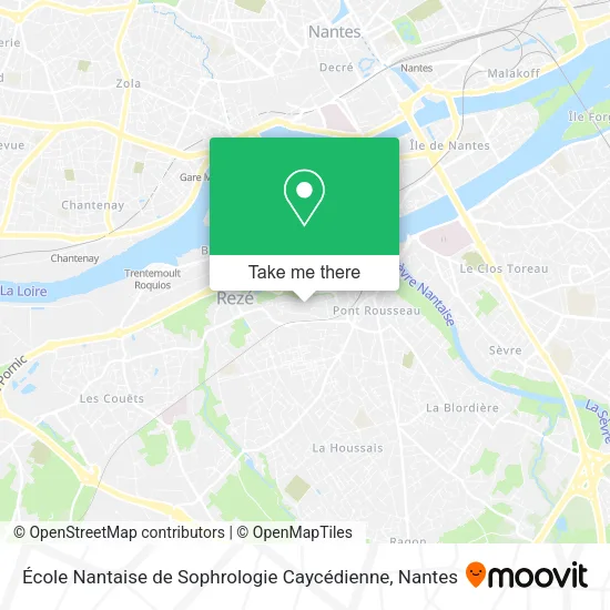 Mapa École Nantaise de Sophrologie Caycédienne