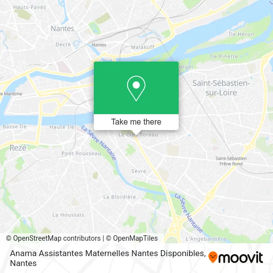 Mapa Anama Assistantes Maternelles Nantes Disponibles