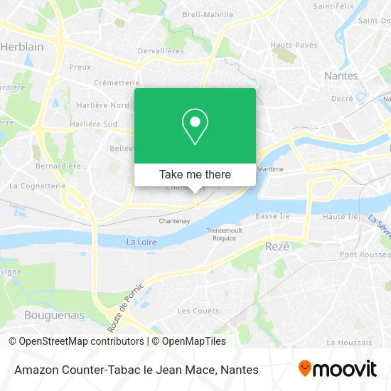 Mapa Amazon Counter-Tabac le Jean Mace