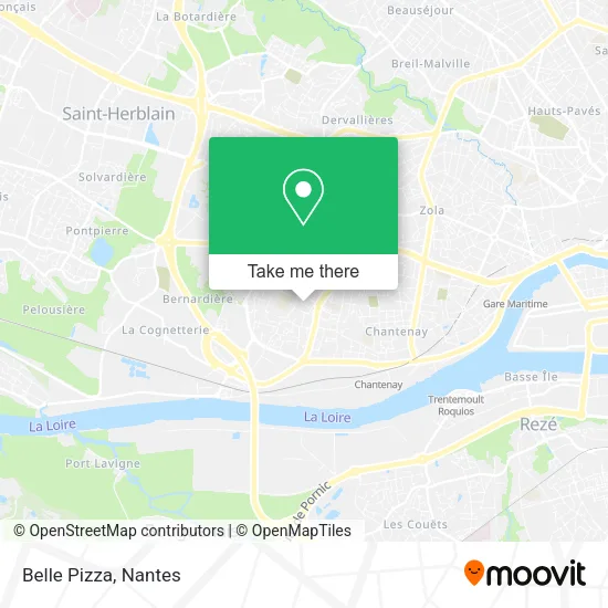 Mapa Belle Pizza