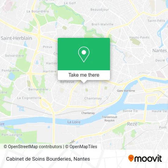 Cabinet de Soins Bourderies map