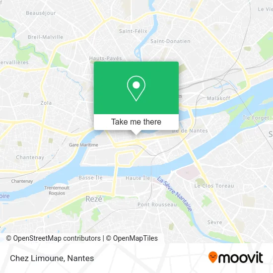 Mapa Chez Limoune