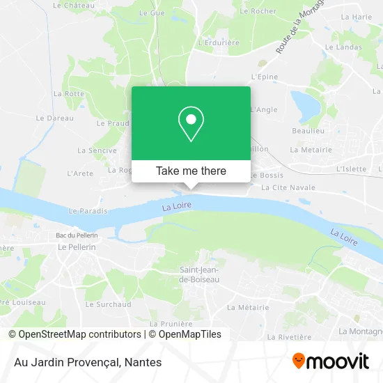 Mapa Au Jardin Provençal
