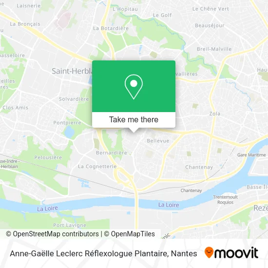Mapa Anne-Gaëlle Leclerc Réflexologue Plantaire