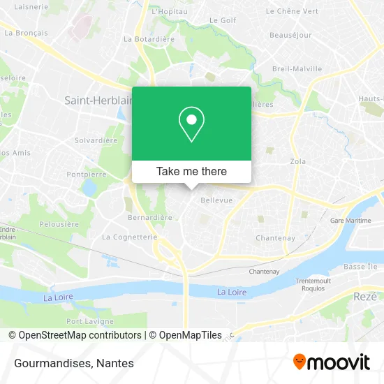 Mapa Gourmandises