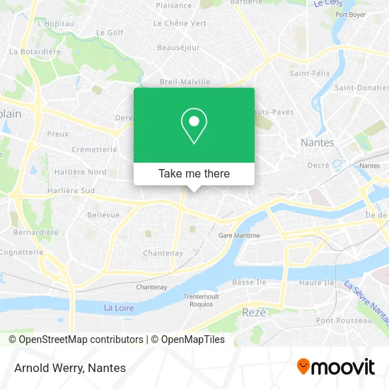 Mapa Arnold Werry