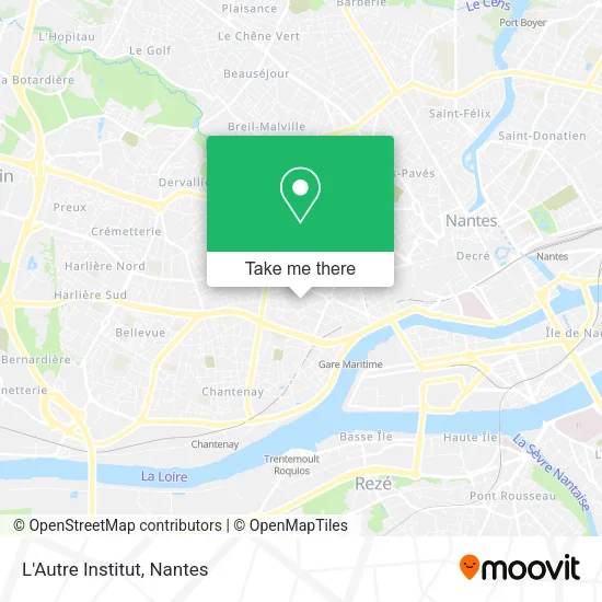 L'Autre Institut map