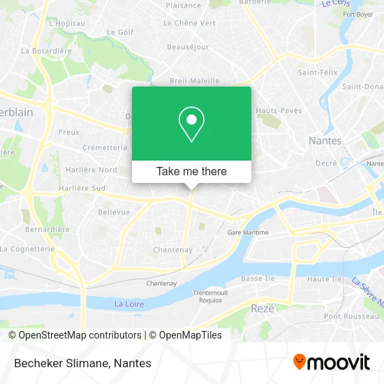 Mapa Becheker Slimane
