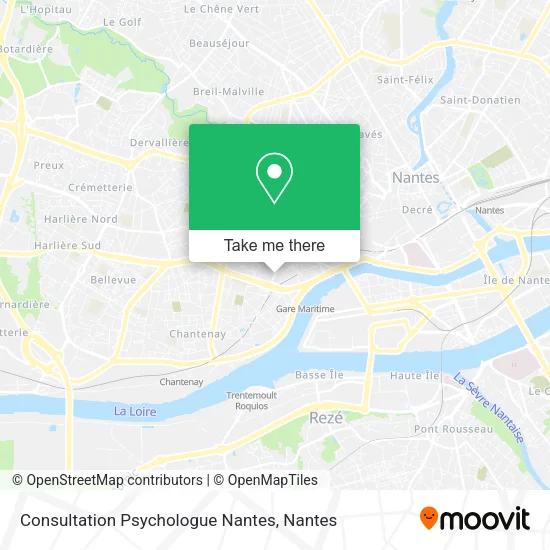Consultation Psychologue Nantes map