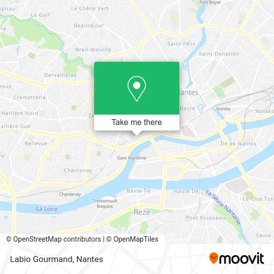 Labio Gourmand map