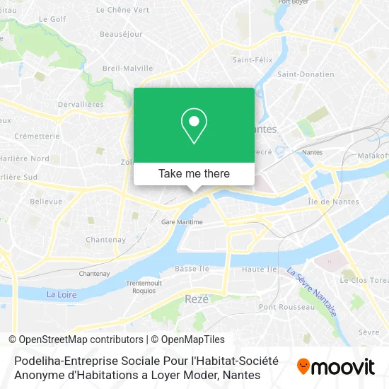 Podeliha-Entreprise Sociale Pour l'Habitat-Société Anonyme d'Habitations a Loyer Moder map