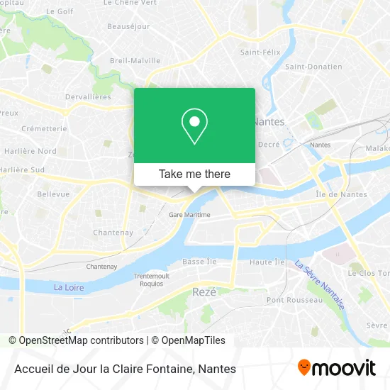 Mapa Accueil de Jour la Claire Fontaine