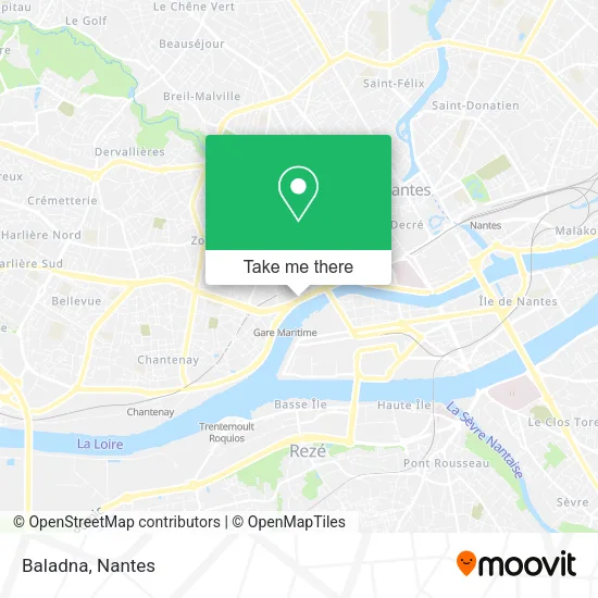 Mapa Baladna