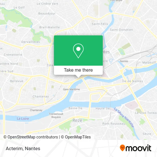 Mapa Acterim